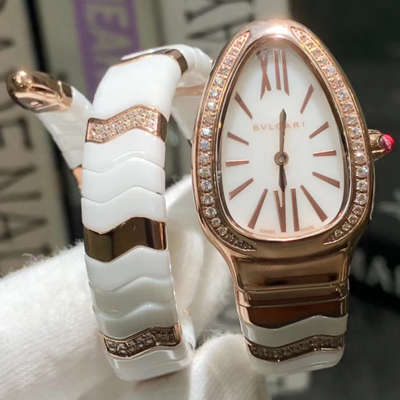  BVLGARI Serpenti Spiga系列 wrist watch 集女性制表工艺之大成蛇形 wrist watch 