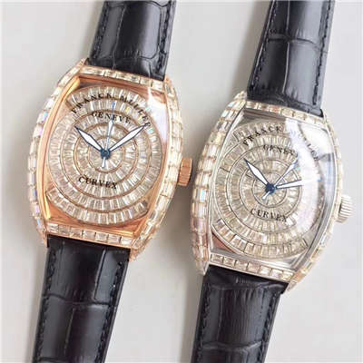 【DM一比一超A高仿手表】原版复刻 FM Franck Muller GRAND COMPLICATIONS系列8889 奢华版全方钻新款上市