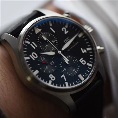 【ZF Factory 1:1超A高仿手表】 IWC CHRONOGRAPH飞行员系列IW377709自动机械 wrist watch  