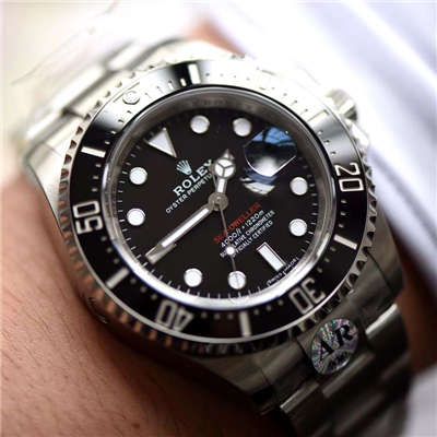 【独家 Video analysis AR一比一超A高仿手表】 Rolex ROLEX海使型系列Rolex Sea-Dweller 50周年126600 单红43毫米 wrist watch 