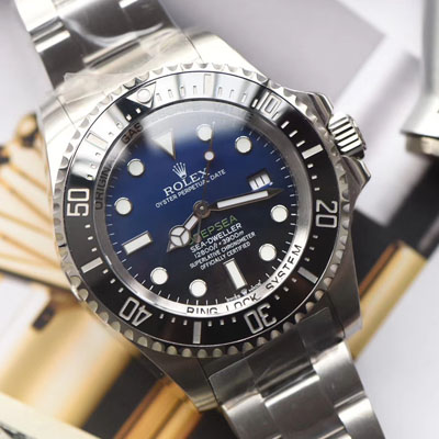  Rolex 海使型系列m126660-0002 wrist watch 【台湾 Factory 高仿手表 Rolex 渐变蓝】