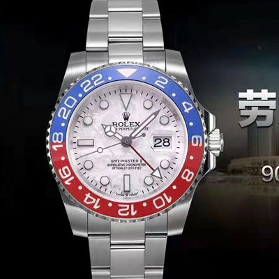 【DJ Factory ROLEX复刻手高仿表】 Rolex 陨石表盘 GMT MASTER II系列m126719blro-0002 wrist watch 