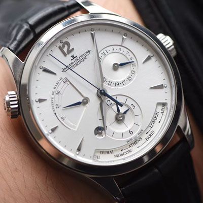 【ZF Factory 复刻高仿手表价格】 Jaeger-LeCoultre 大师系列地理学家Q1428421 wrist watch 