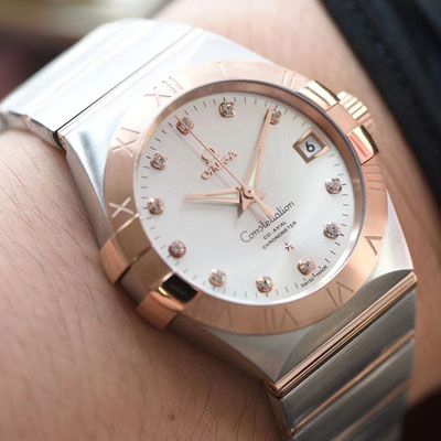 【VS Factory OMEGA复刻表】OMEGA Constellation 一比一高仿123.20.38.21.52.001 wrist watch 