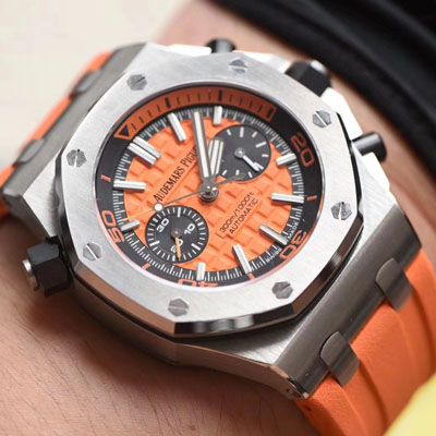 【NOOB Factory 复刻表无敌超值～N Factory 鲜橙计时离岸】Audemars Piguet 复刻高仿 Royal Oak Offshore 系列26703ST.OO.A070CA.01 wrist watch 