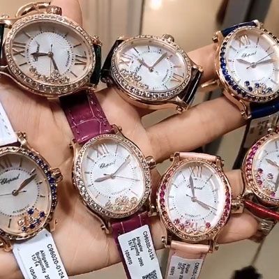 【 Chopard  top 高仿表价格吧】 Chopard HAPPY DIAMONDS系列275362-5003 wrist watch 