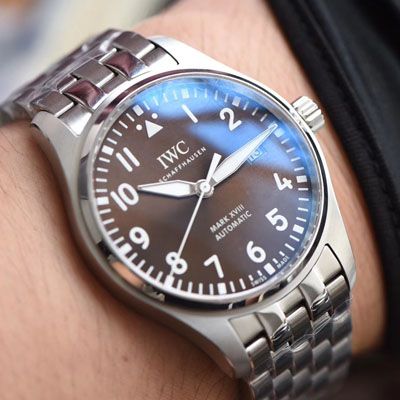 【 Video analysis V7 Factory  MARK XVII 钢带版】IWC IWC 表飞行员系列IW327003 top 高仿复刻 wrist watch 安东尼·圣艾修佰里（广州复刻表）