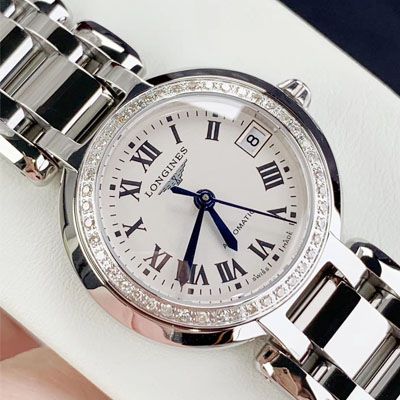 【渠道原单真钻女表】 Longines 优雅PRIMALUNA心月系列L8.111.0.71.6 wrist watch 