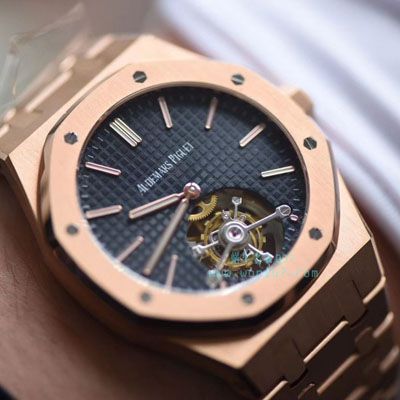 【 Video analysis JF Factory 官网复刻高仿手表】Audemars Piguet 皇家橡树系列26510OR.OO.1220OR.01 Tourbillon  wrist watch 