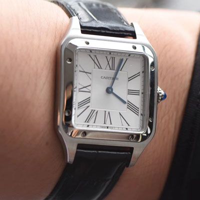 【 Video analysis XF Factory 什么叫复刻高仿表】 Cartier   Santos 系列WSSA0022（大号）WSSA0023（小号） wrist watch 