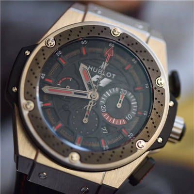 【 Video analysis V6 Factory  hublot 仿表】Hublot Big Bang King Power F1 Zirconium 703.ZM.1123.NR限量版 wrist watch 