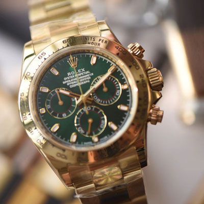  Rolex  Cosmograph Daytona  Ditongna 系列116508绿盘男士机械 wrist watch 【AR一比一高仿手表】