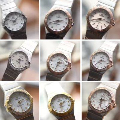 OMEGA Constellation 系列123.10.27.60.57.001女士石英 wrist watch （多色可选）【 Video analysis SSS一比一超A高仿手表】