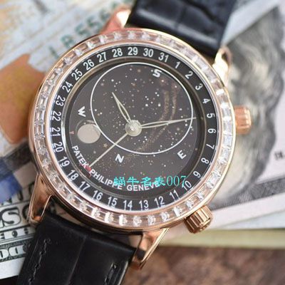 【台湾 Factory PATEK PHILIPPE复刻高仿表】 PATEK PHILIPPE 超级复杂功能计时系列6104R-001 wrist watch 