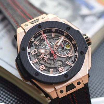 V6 Factory 王金降临 top 复刻 hublot 法拉利Hublot Big Bang Ferrari Titanium F7系列401.OQ.0123.VR wrist watch 