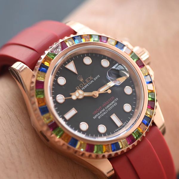 【 Video analysis NOOB Factory 官网 Rolex 水鬼复刻表】糖豆 Rolex  Yacht-Master 系列116695SATS wrist watch 