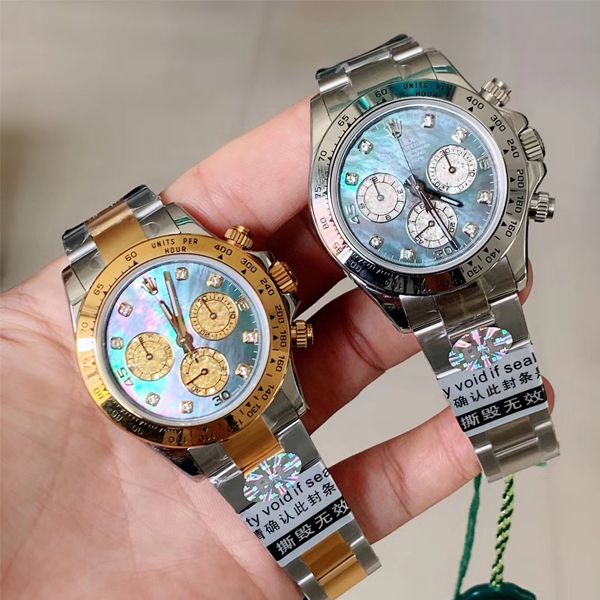 BL Factory 珍珠母贝面 Rolex 精仿手表 Ditongna 系列m116503-0009,m116509-0064 wrist watch 