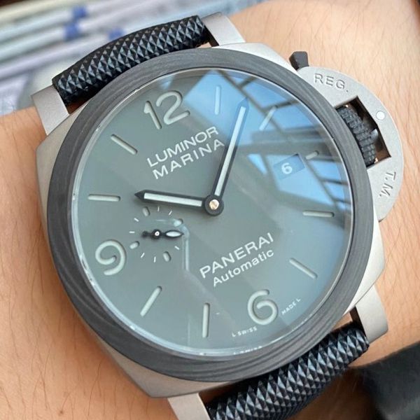 VS Factory Panerai LUMINOR 1比1超A复刻高仿手表PAM01662烟灰 wrist watch 