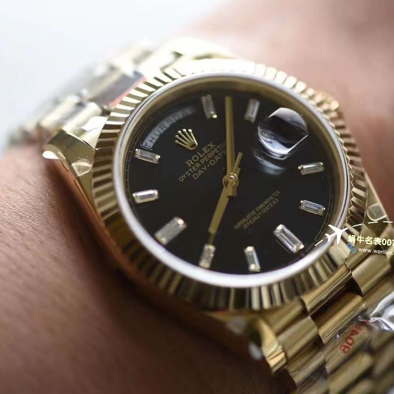 【 Video analysis 】GM Factory 黑冰糖 Adding weight 版 Rolex  Day-Date 型m228238-0004一比一复刻高仿手表